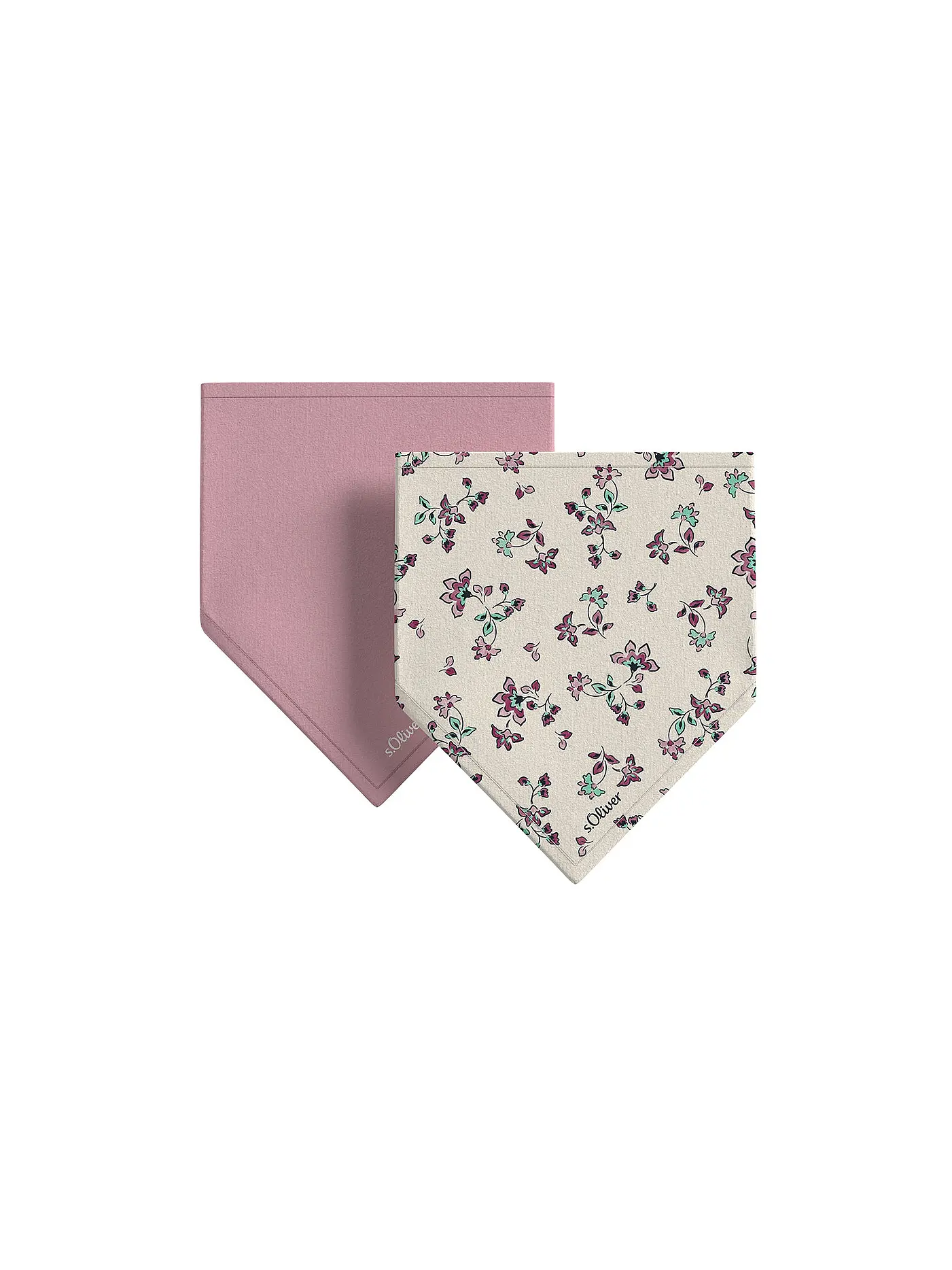 S.OLIVER | Baby Lätzchen 2er Pkg rosa | 